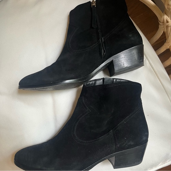 Sam Edelman Black Suede Peggy Booties size 10.5 - Picture 5 of 9